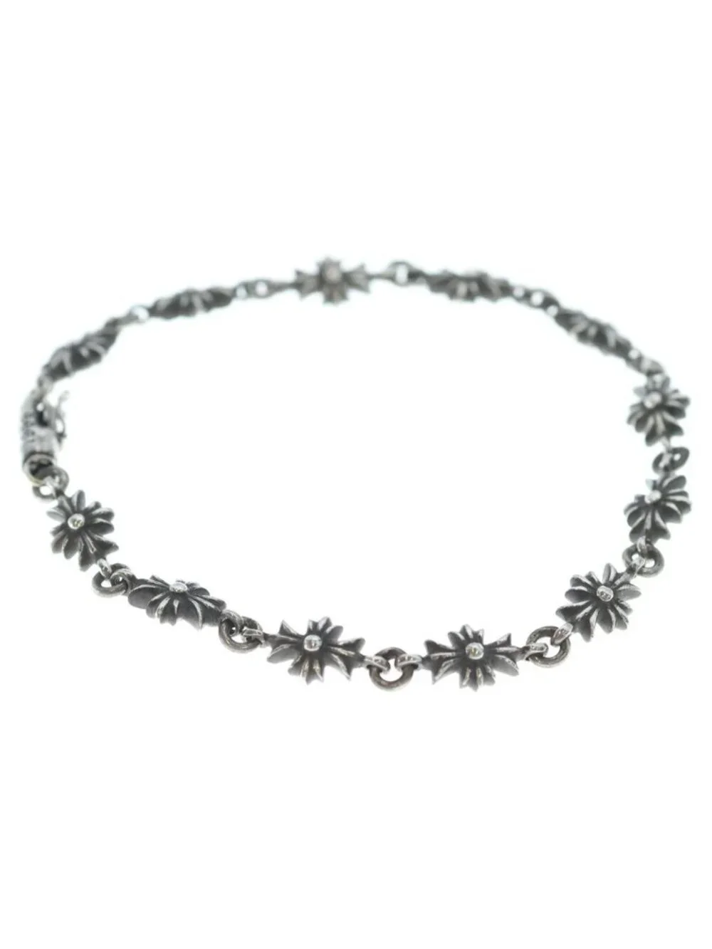 Chrome Hearts Tny CH Pls Tiny CH Plus Bracelet Silver
